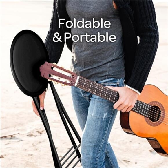 Folding Stool - Backless 18-Inch Stool with 225lb Capacity for Kitchen - Picture 5 of 6